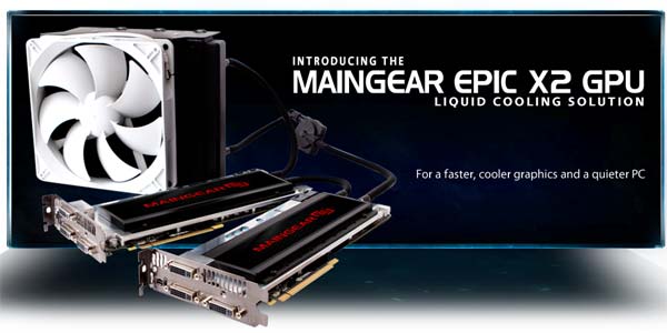 Maingear Epic X2 охлаждает сразу две видеокарты